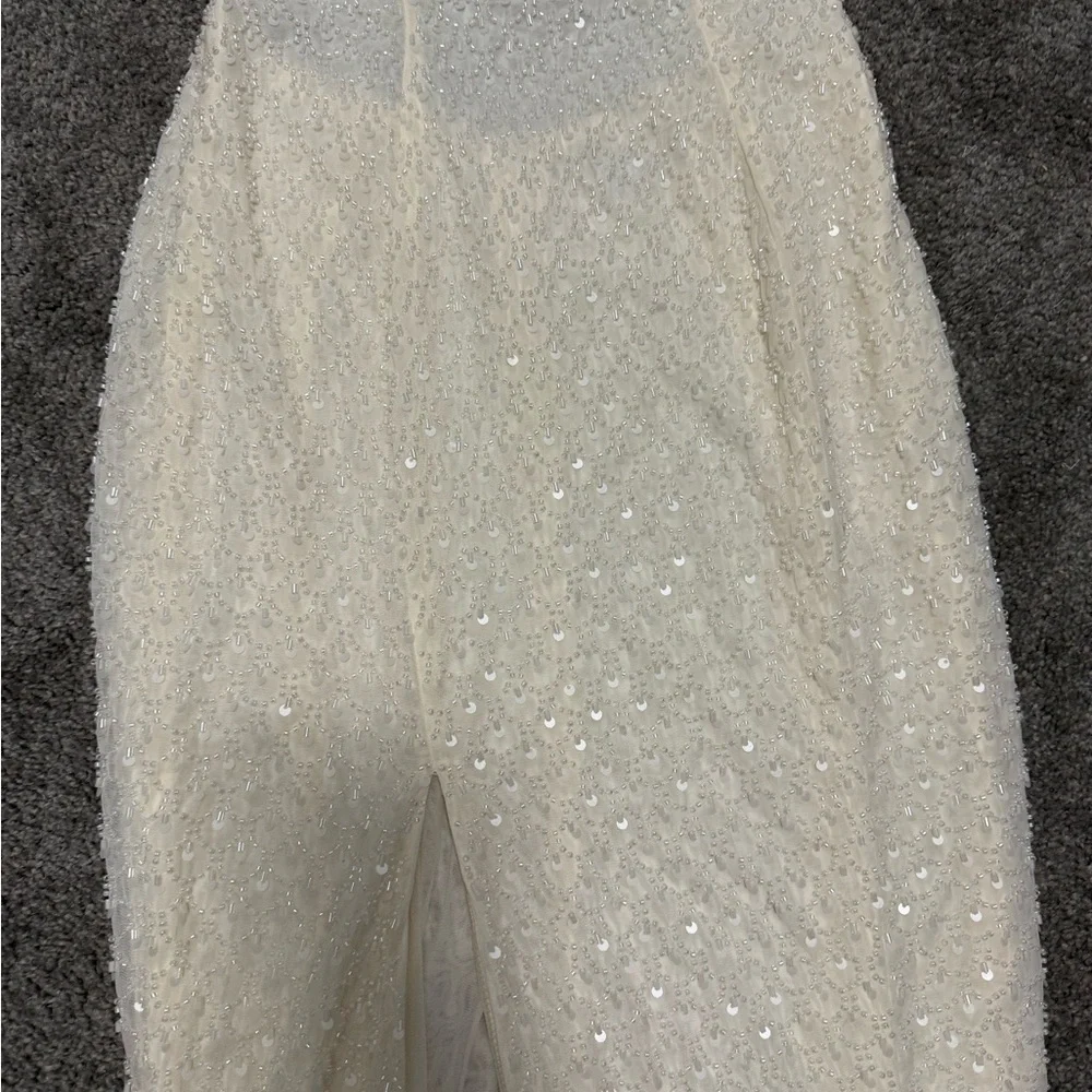 Oh Polly Cream Maxi Dress - Picture 4 of 7